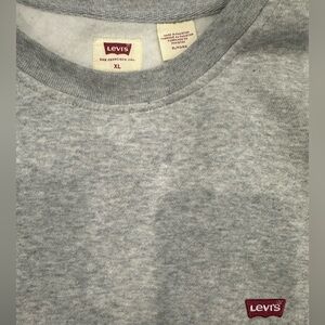 Levi's Light Gray Crewneck Sweater